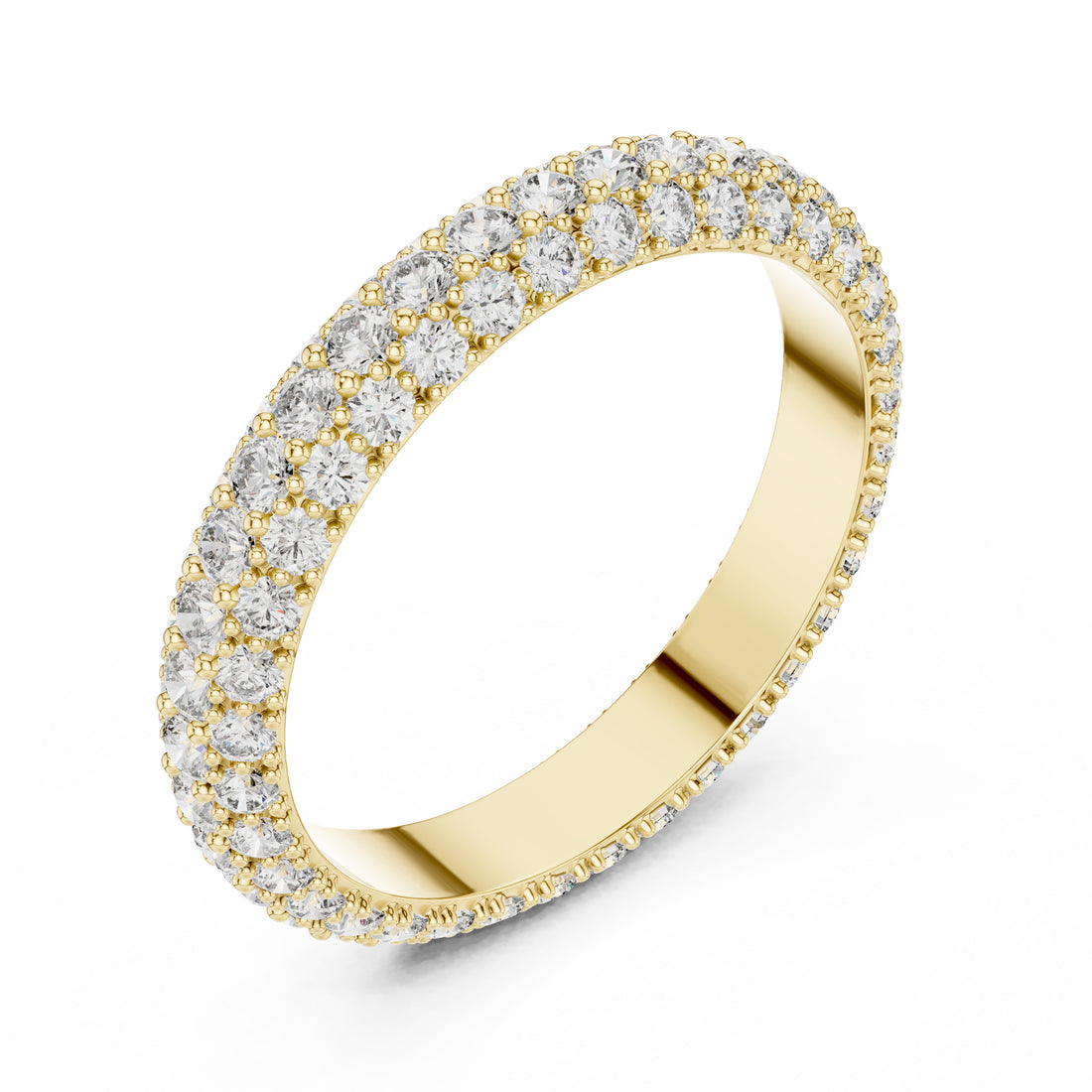 Sparkling Luxe 0.018ct 18KT Round Diamond Enagement Ring