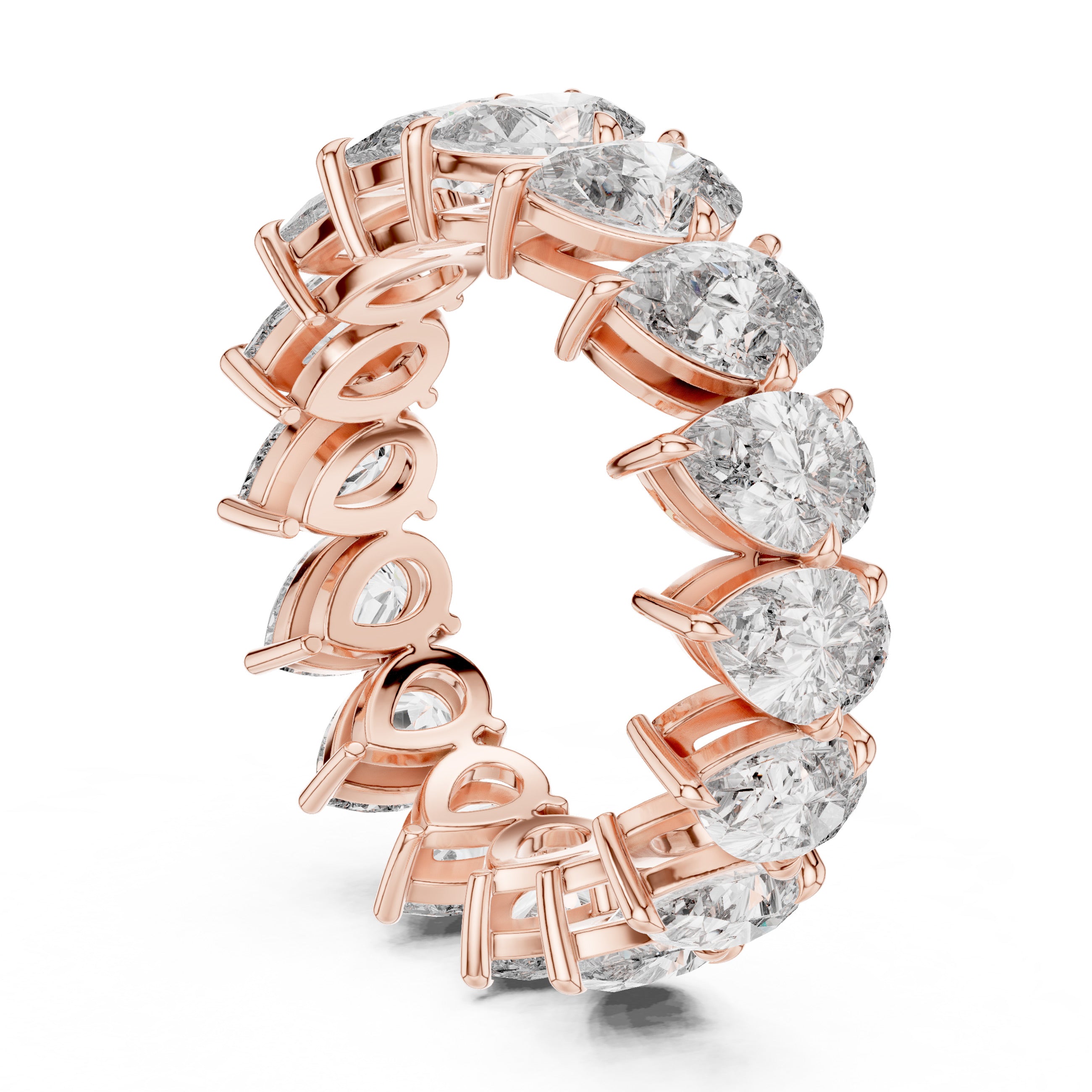 Sparkling Luxe 0.4ct 18KT Pear Shape Diamond Engagement Ring