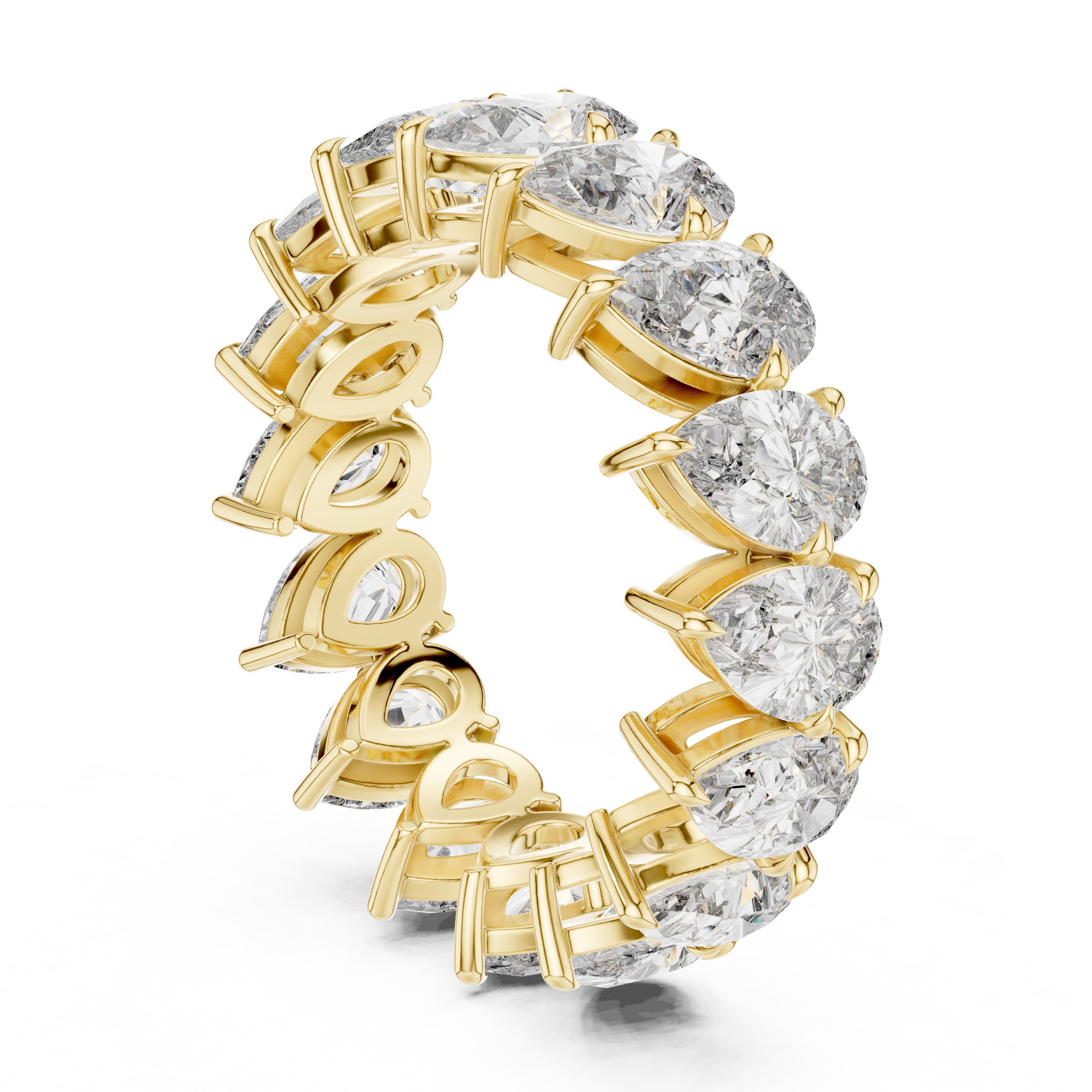 Sparkling Luxe 0.4ct 18KT Pear Shape Diamond Engagement Ring