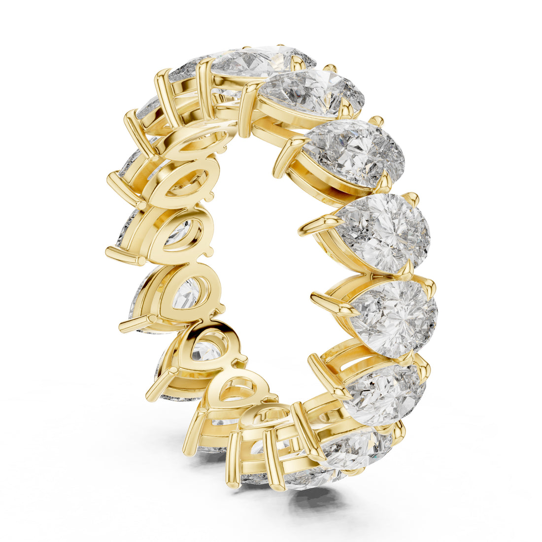 Sparkling Luxe 0.4ct 18KT Pear Shape Diamond Engagement Ring