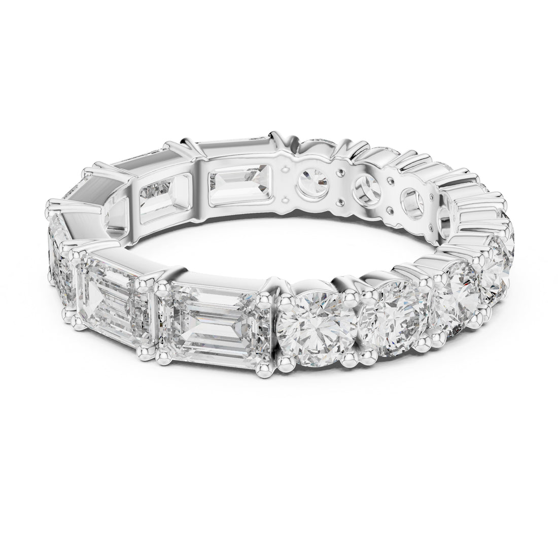 Sparkling Luxe 0.165ct Full Diamond 18KT Engagement Ring