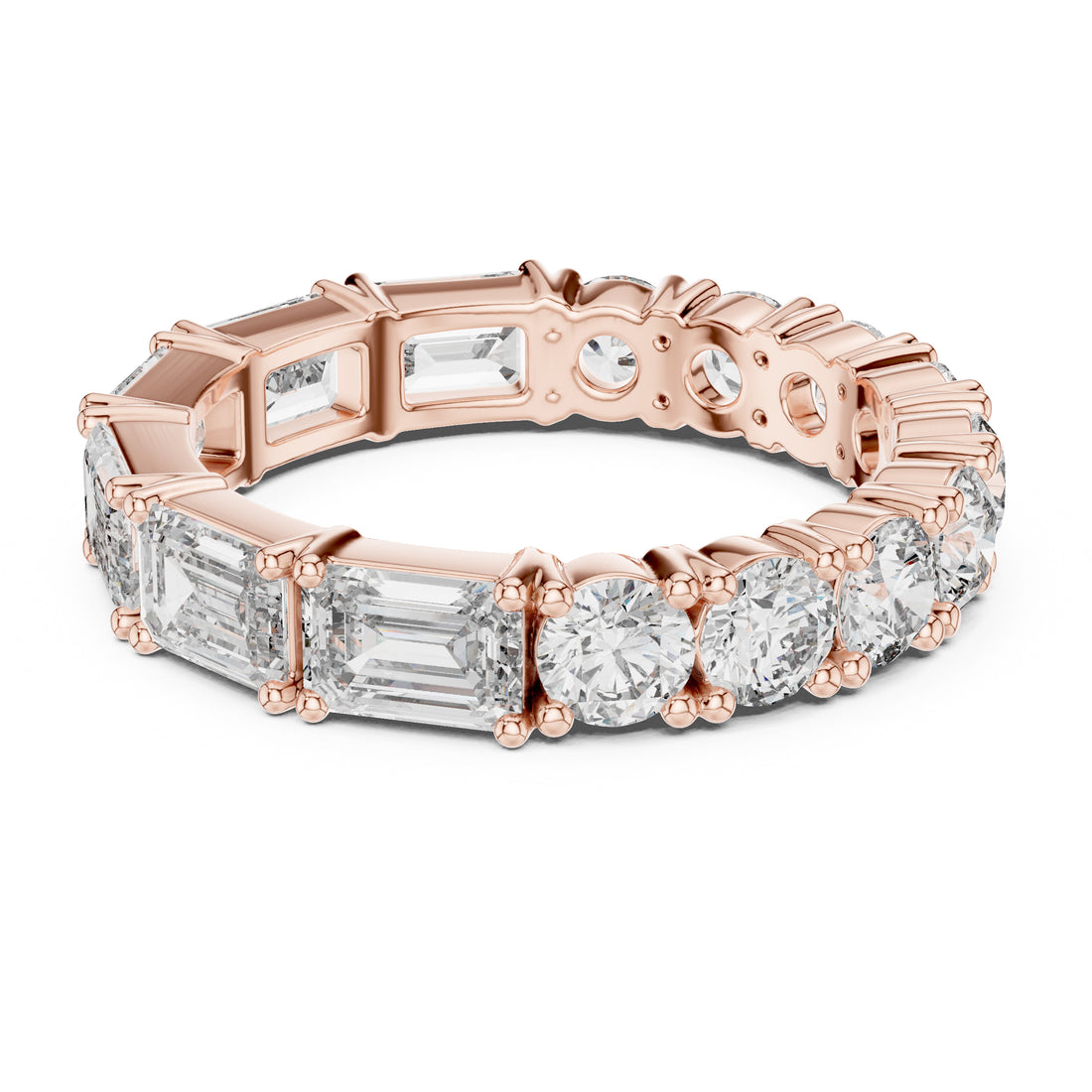 Sparkling Luxe 0.165ct Full Diamond 18KT Engagement Ring