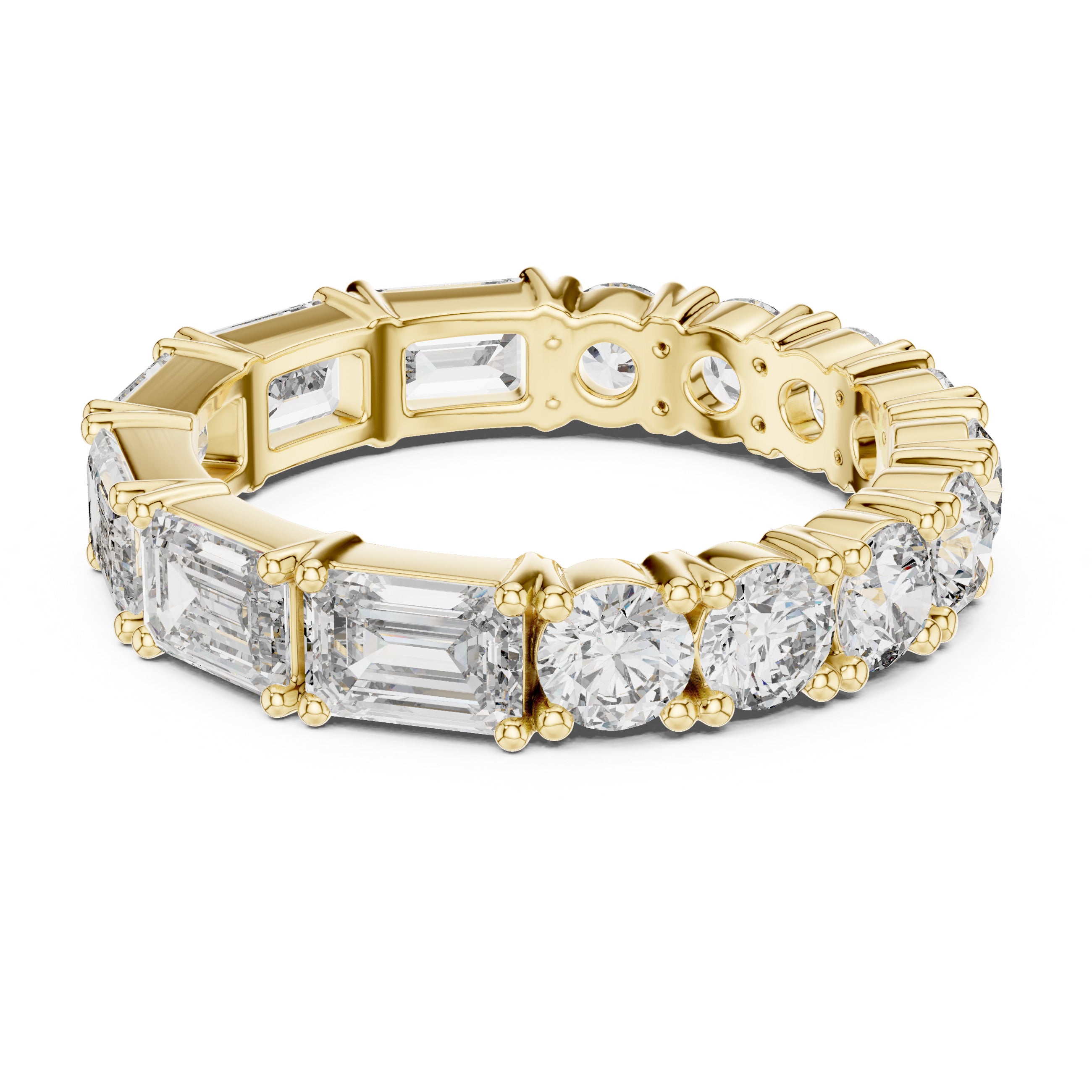 Sparkling Luxe 0.165ct Full Diamond 18KT Engagement Ring