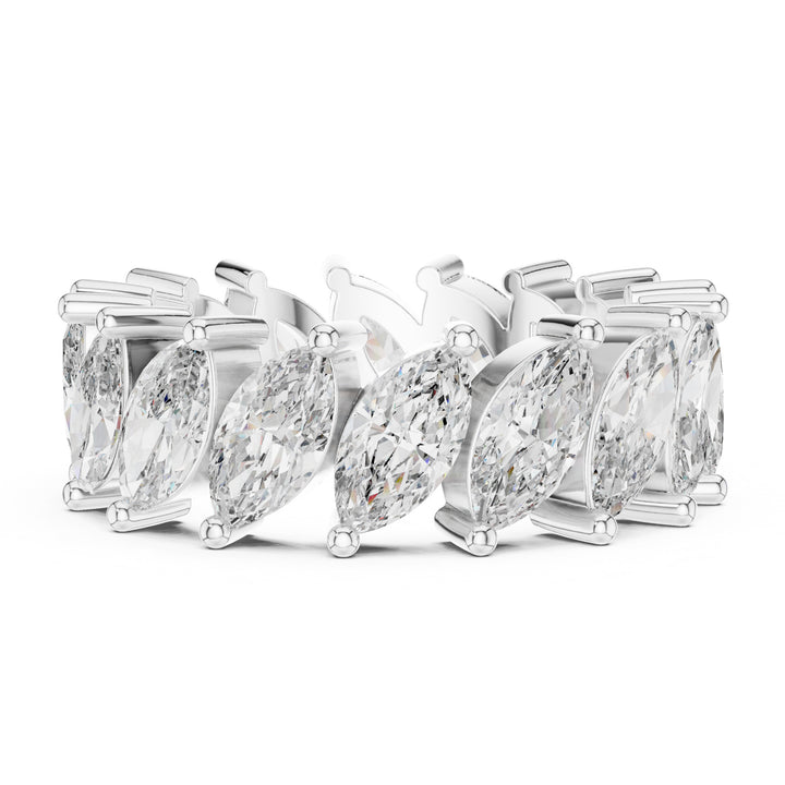 Sparkling Luxe 0.279ct 18KT Marquess Diamond Engagement Ring