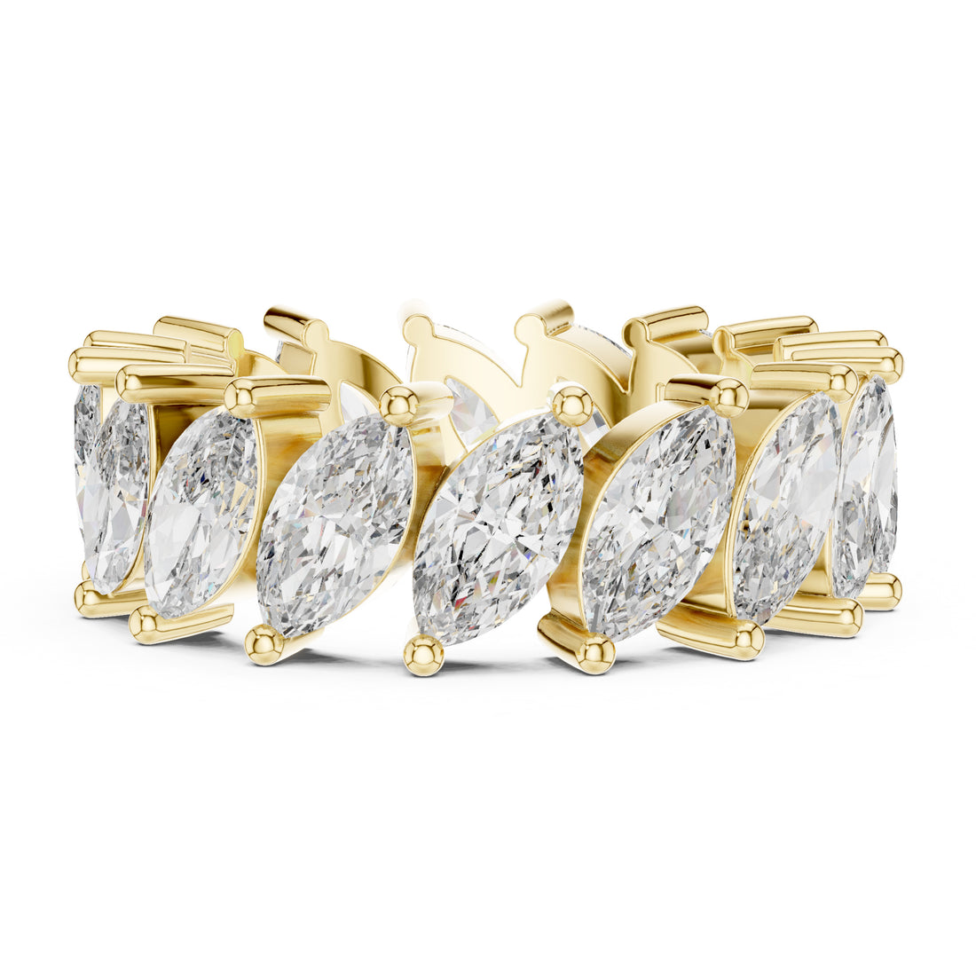 Sparkling Luxe 0.279ct 18KT Marquess Diamond Engagement Ring