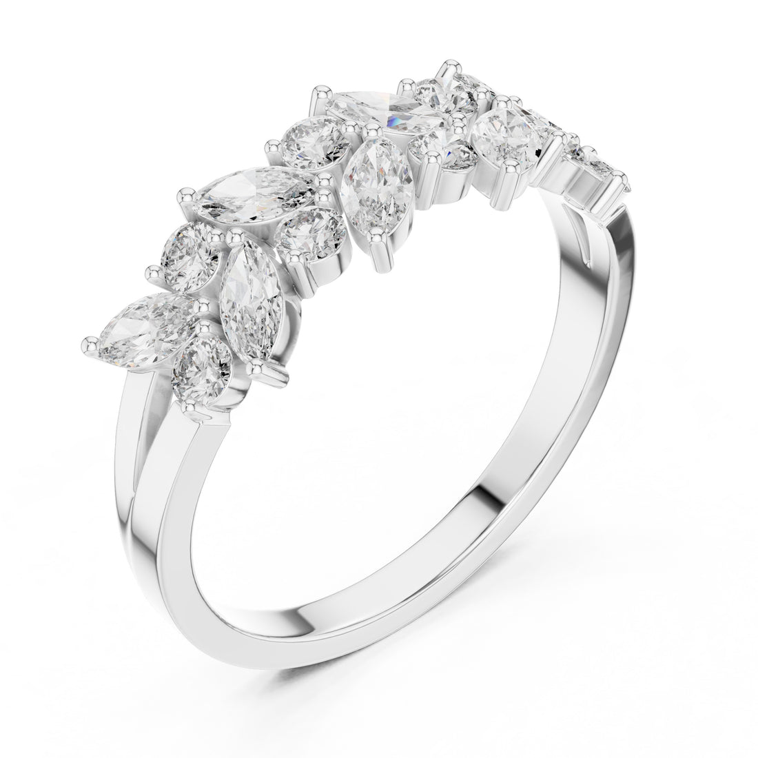Sparkling Luxe 0.35ct 18KT Fancy Diamond Engagement Ring