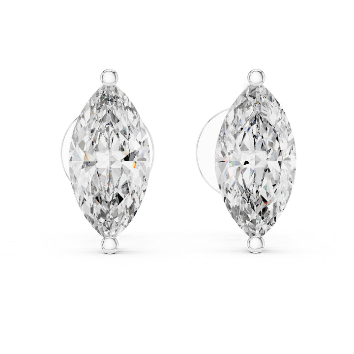 Sparkling Luxe 0.7CT Round Lab Grown Diamond Studs Solitaire