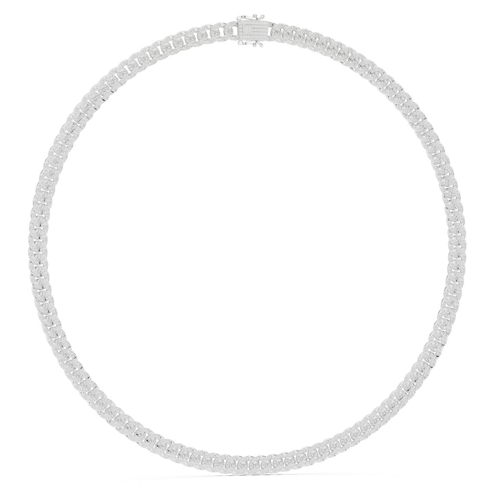 Sparkling Luxe 0.1ct Yellow Gold Round Diamond Bridal Necklace in 18KT