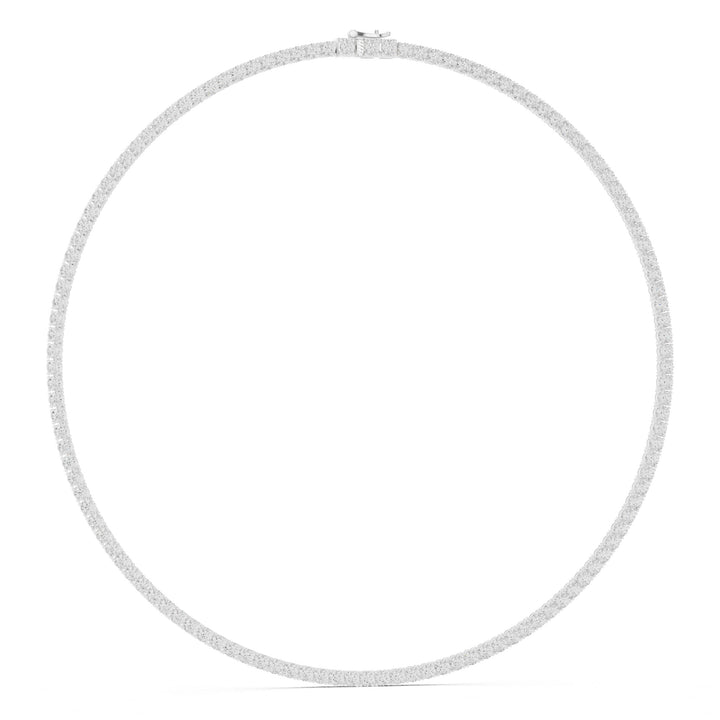 Sparkling Luxe 0.3ct Yellow Casual Wear Necklace Gold Round Diamond in 18KT