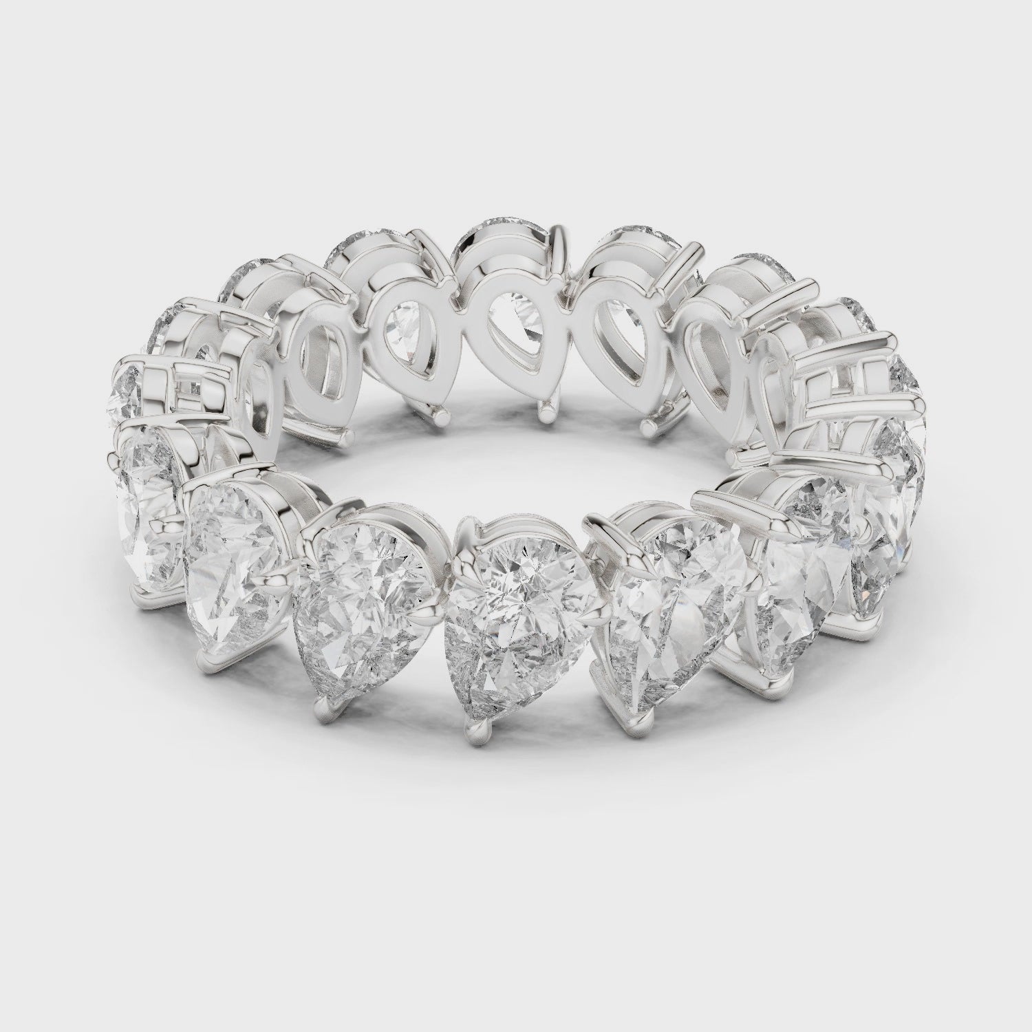 Sparkling Luxe 0.4ct 18KT Pear Shape Diamond Engagement Ring