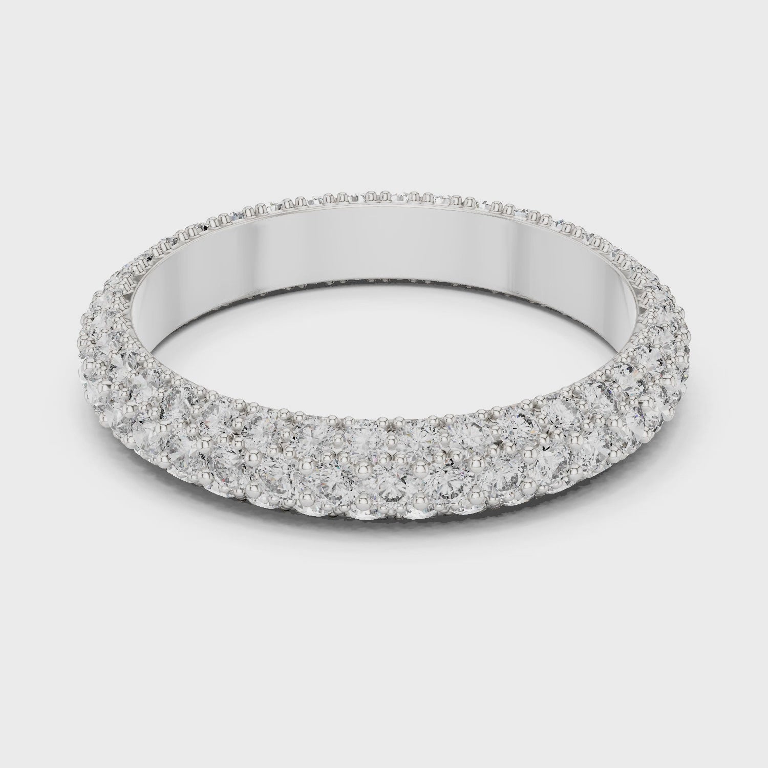 Sparkling Luxe 0.018ct 18KT Round Diamond Enagement Ring
