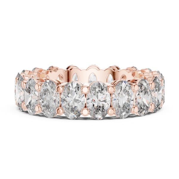 Sparkling Luxe 0.03ct 18KT Round Diamond Eternity Band Ring