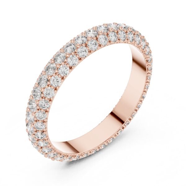 Sparkling Luxe 0.018ct 18KT Round Diamond Enagement Ring