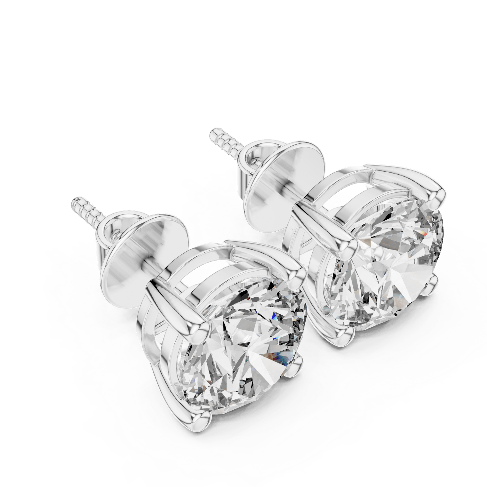 2ct Classic Round Diamond Studs