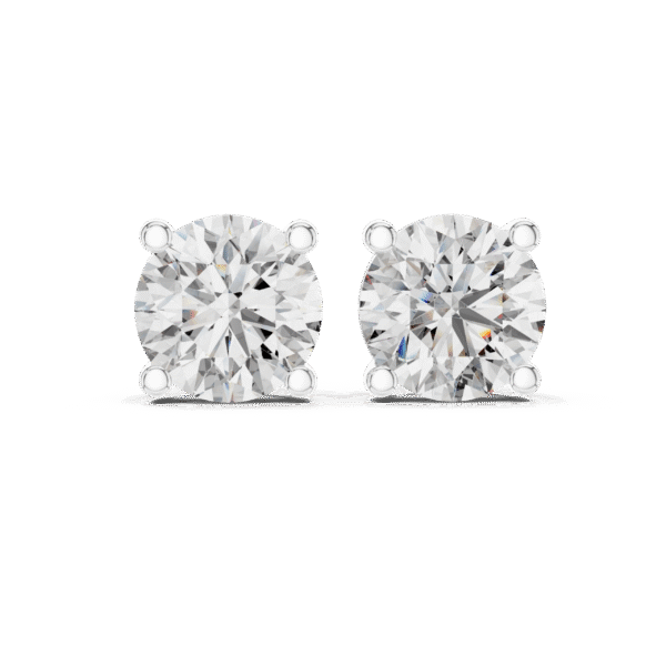 2ct Classic Round Diamond Studs