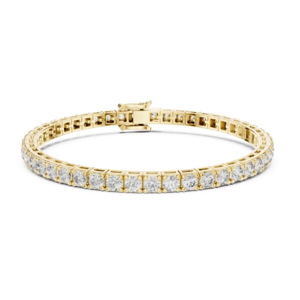 Sparkling Luxe 0.11ct White Gold Tennis Bracelet with 47 Brilliant Round Diamonds