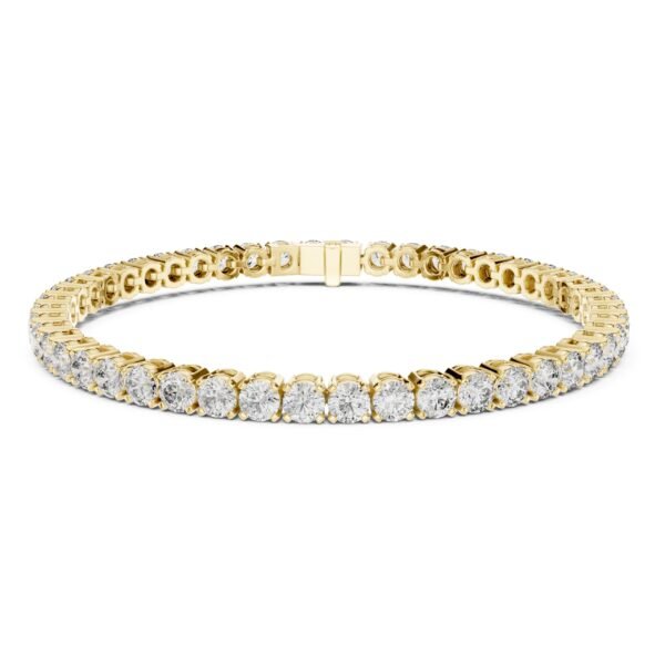 Sparkling Luxe 0.15ct Round Diamonds Tennis Bracelet for Women's in 18KT Rose Gold