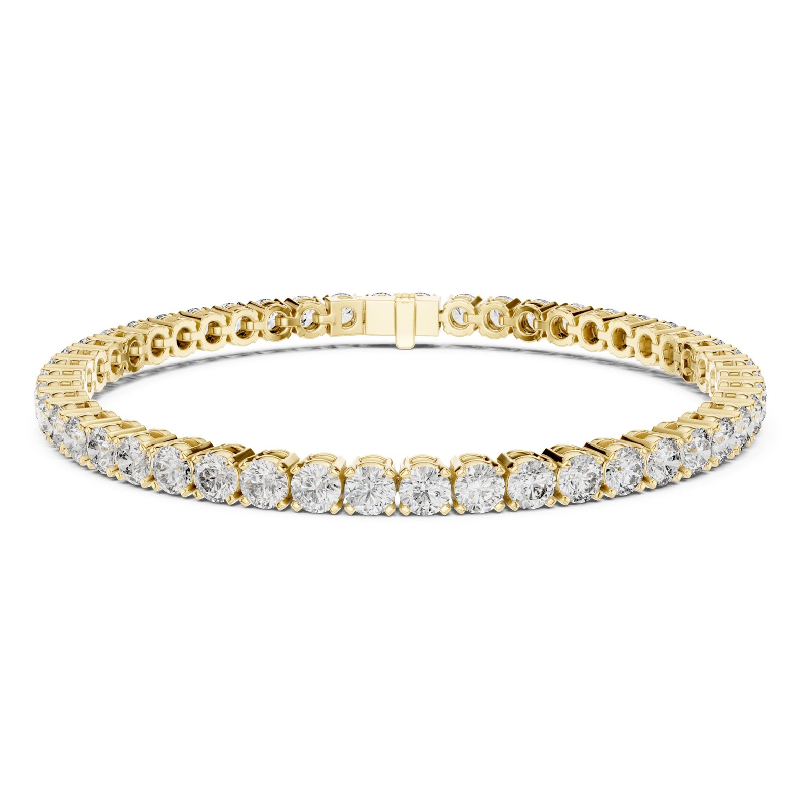 Sparkling Luxe 0.15ct Round Diamonds Tennis Bracelet for Women's in 18KT Rose Gold