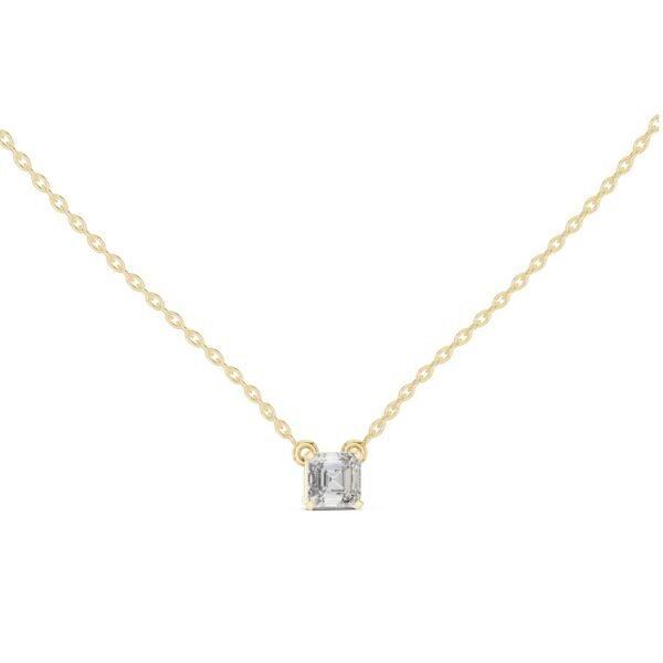 Sparkling Luxe 0.5ct Round Diamond Solitaire Pendant in 18KT