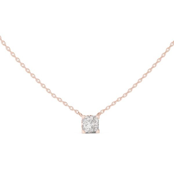 Sparkling Luxe 1ct Round Diamond Solitaire Pendant in 18KT